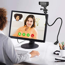 Load image into Gallery viewer, AMWS02 25 Inch Webcam Stand with Flexible Gooseneck Stand for Logitech Webcam C920, C922, C922x, C930, C615, C925e, Brio 4K
