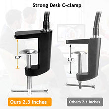 Load image into Gallery viewer, AMWS02 25 Inch Webcam Stand with Flexible Gooseneck Stand for Logitech Webcam C920, C922, C922x, C930, C615, C925e, Brio 4K
