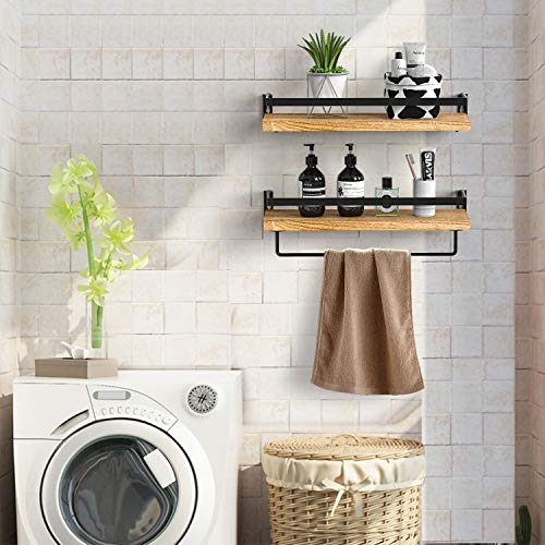 AMFS01 2 Pack Wall Mounted Storage Shelves for Kitchen, Bathroom, Bedr –  Amadahome