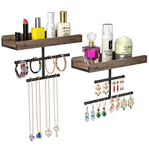 AMJO-02 Hanging Jewelry Organizer for Necklaces, Bracelets, Earrings, Rings