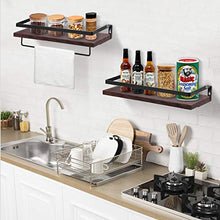 Load image into Gallery viewer, AMFS04 2 Pack Floating Shelves Decorative for Kitchen, Bathroom, Living Room
